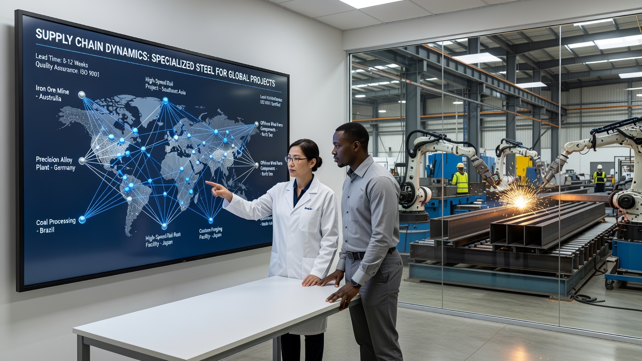 Examining Supply Chain Dynamics in Specialized Steel Manufacturing for Global Projects